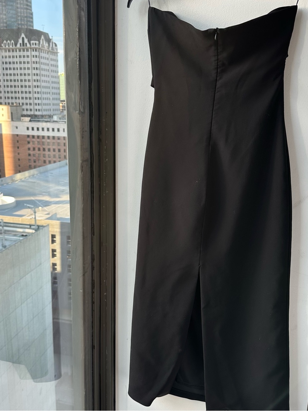 Zara Dress Size L Black Strapless Dress - Picture 4 of 9